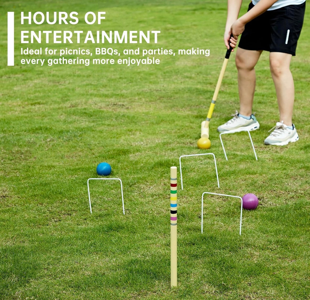 Pointyard Six-Player Croquet Set with Carry Bag – 40% Off Amazon Sale Price