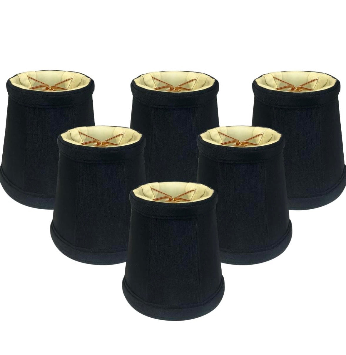 Royal Designs Empire Clip-On Chandelier Lamp Shades
