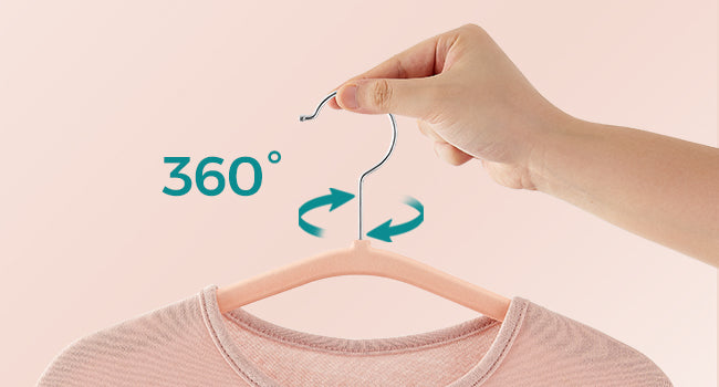 Kids Velvet Slim Hangers – Coral Pink
