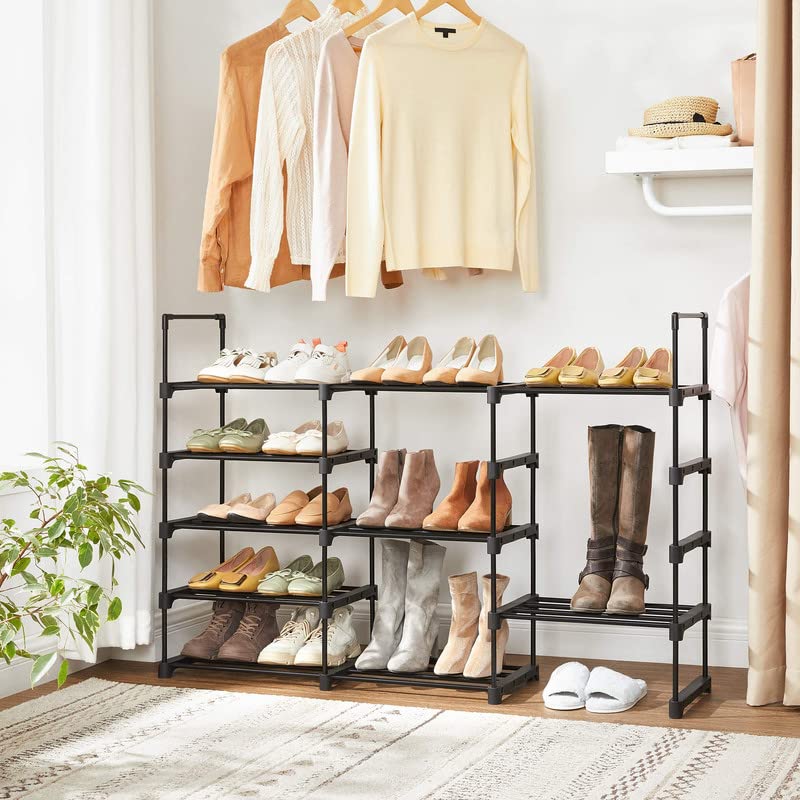 5-Tier Stackable Shoe Rack