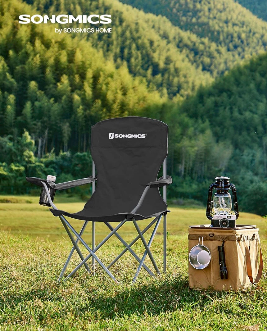 SONGMICS Set of 2 Folding Camping Chairs