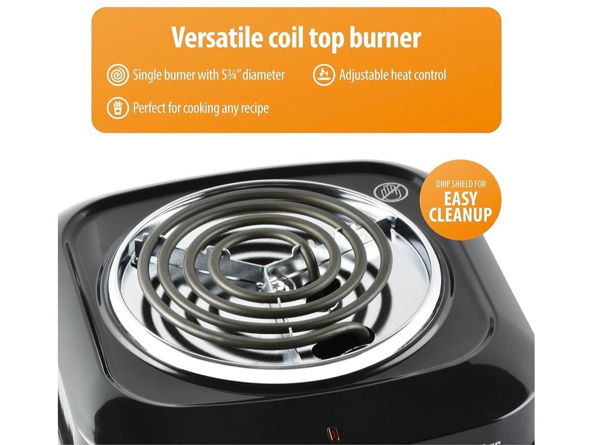 Toastmaster Single Burner Electric Cooktop