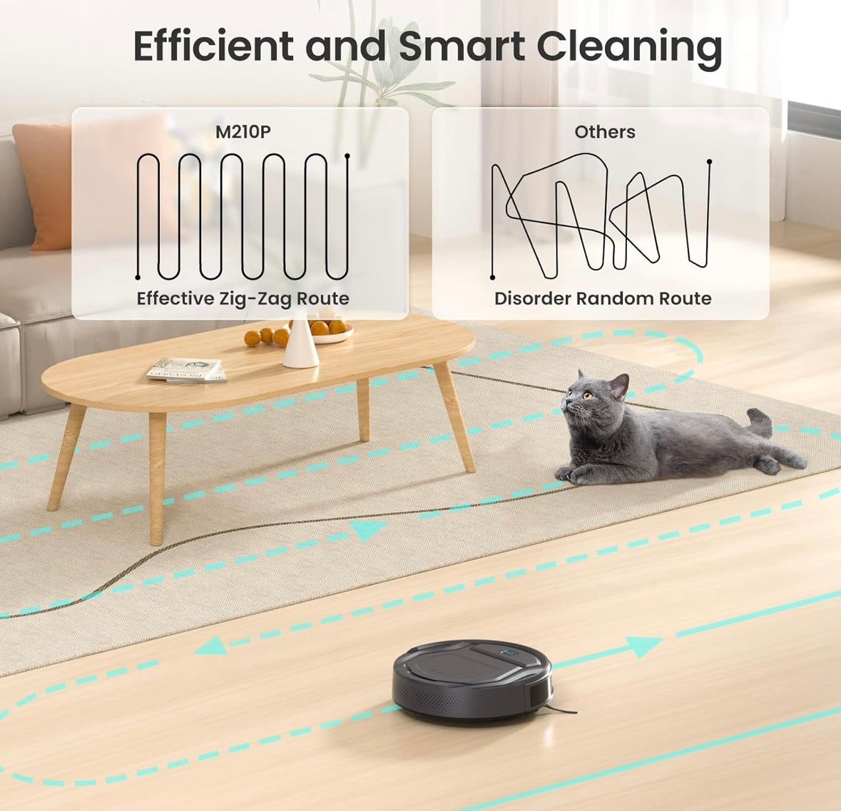 NEW – Lefant M210 Pro Robot Vacuum – Pet-Friendly Smart Cleaning with App Control