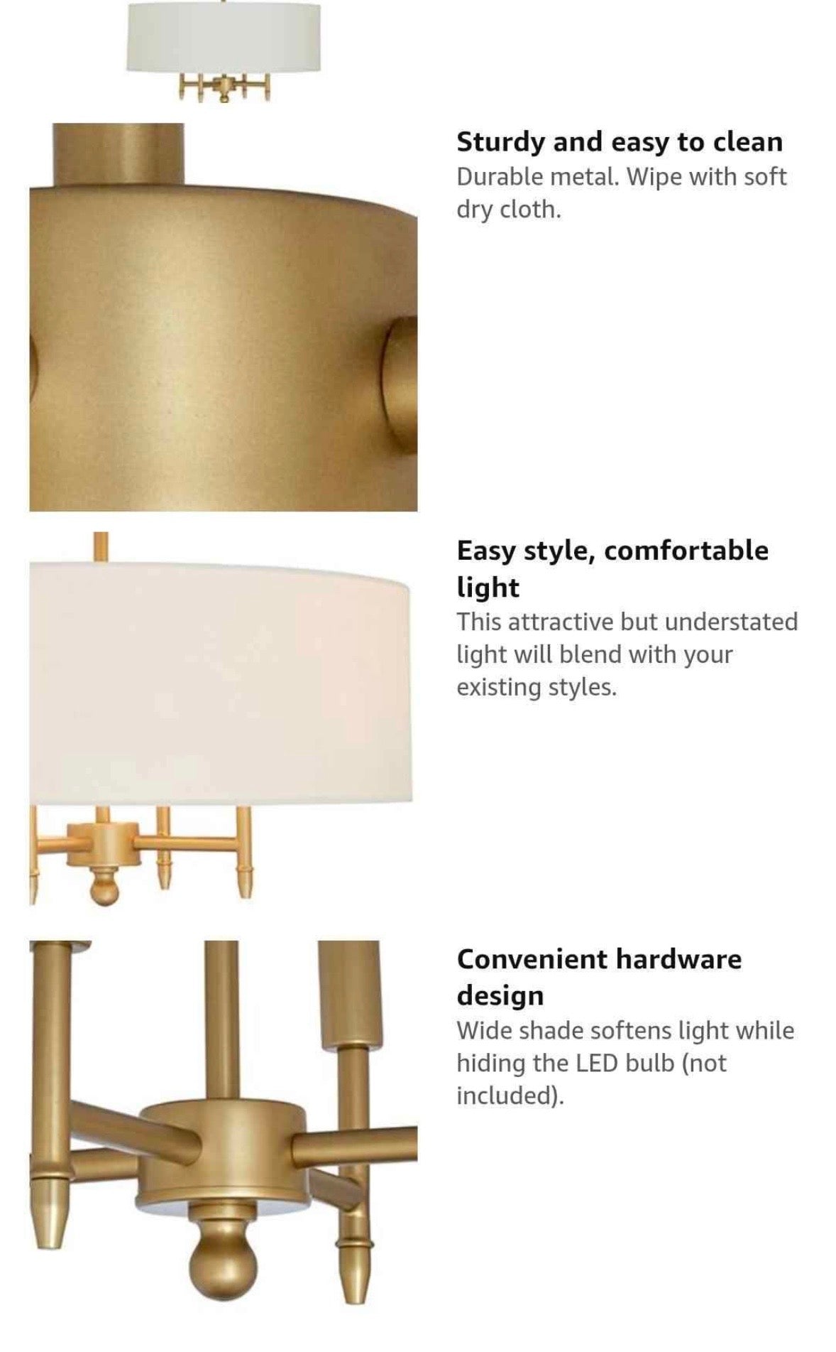 Stone & Beam 4-Light Chandelier