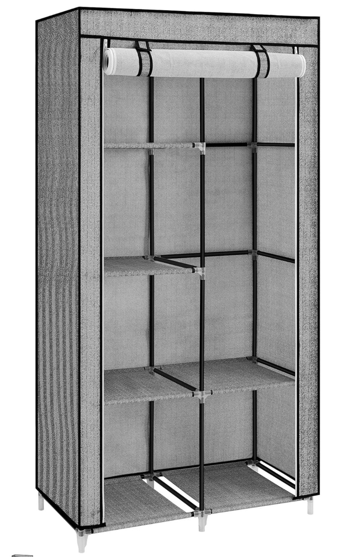 SONGMICS Portable Fabric Closet Wardrobe