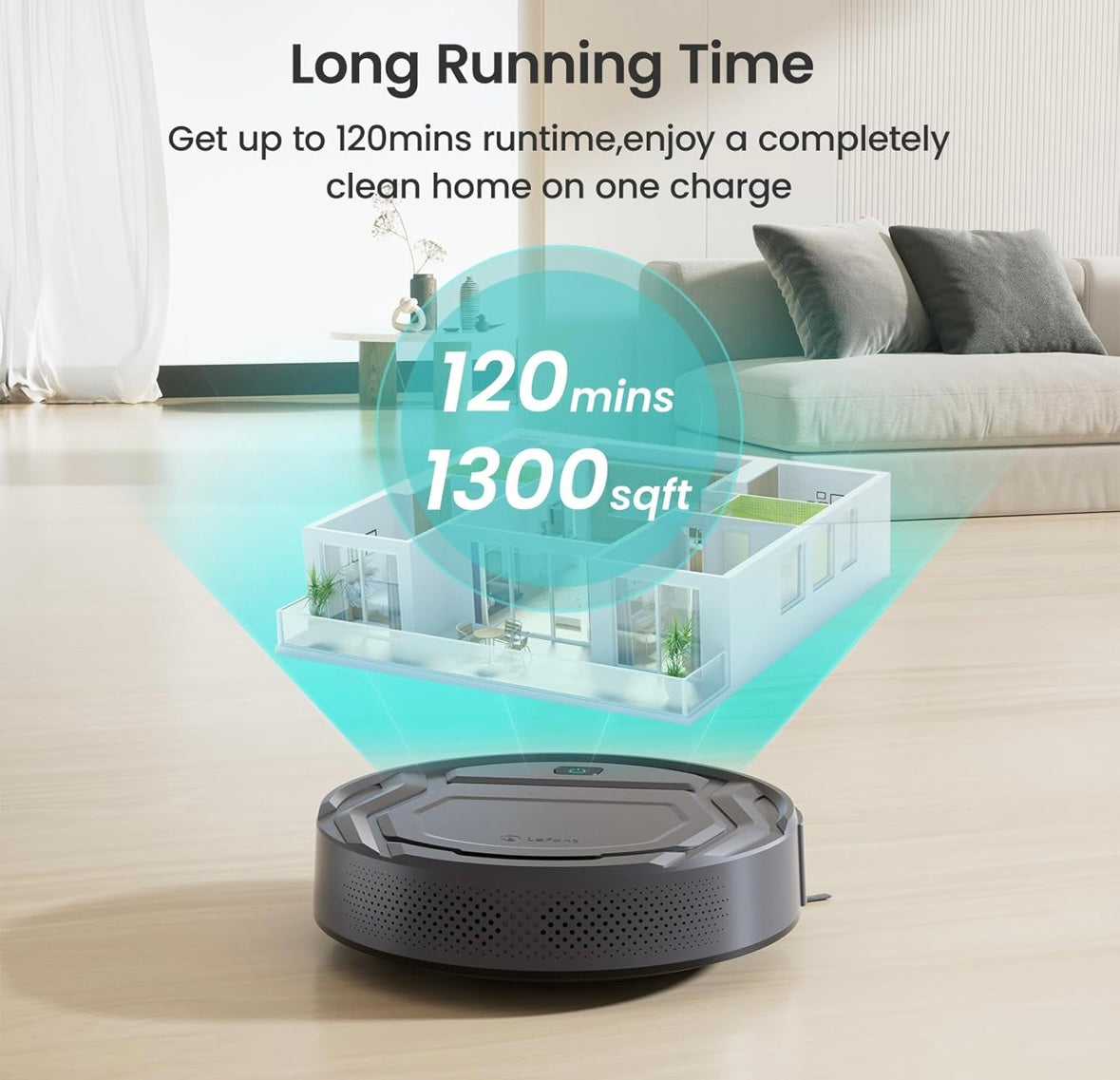 NEW – Lefant M210 Pro Robot Vacuum – Pet-Friendly Smart Cleaning with App Control