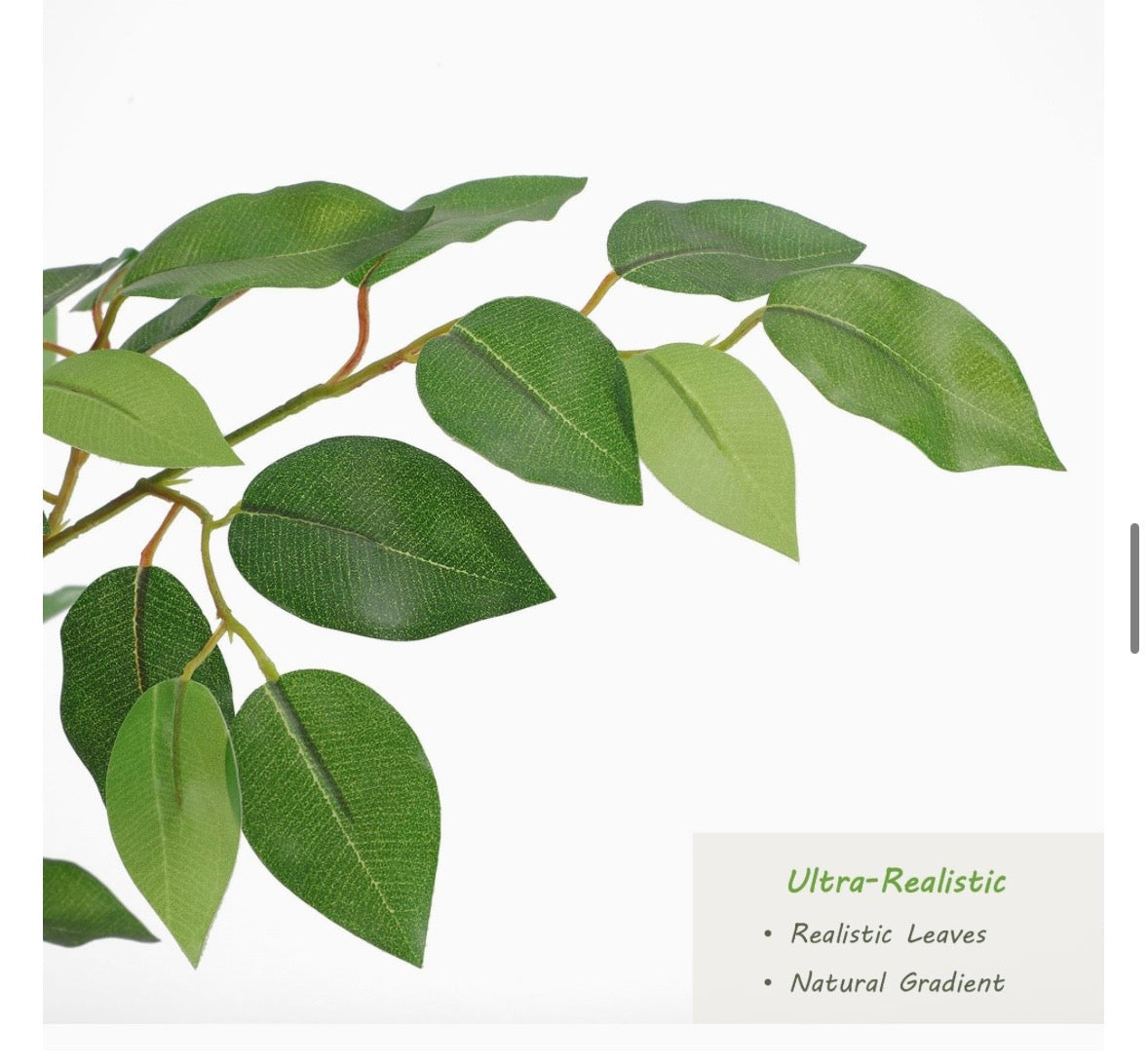 Nafresh 6-Foot Artificial Ficus Tree with Pot