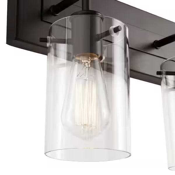 Hampton Bay 4-Light Espresso Bronze Vanity Light