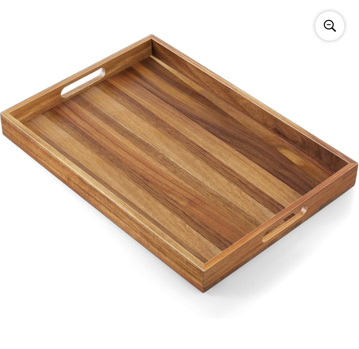 IDESIGN acacia wood serving tray