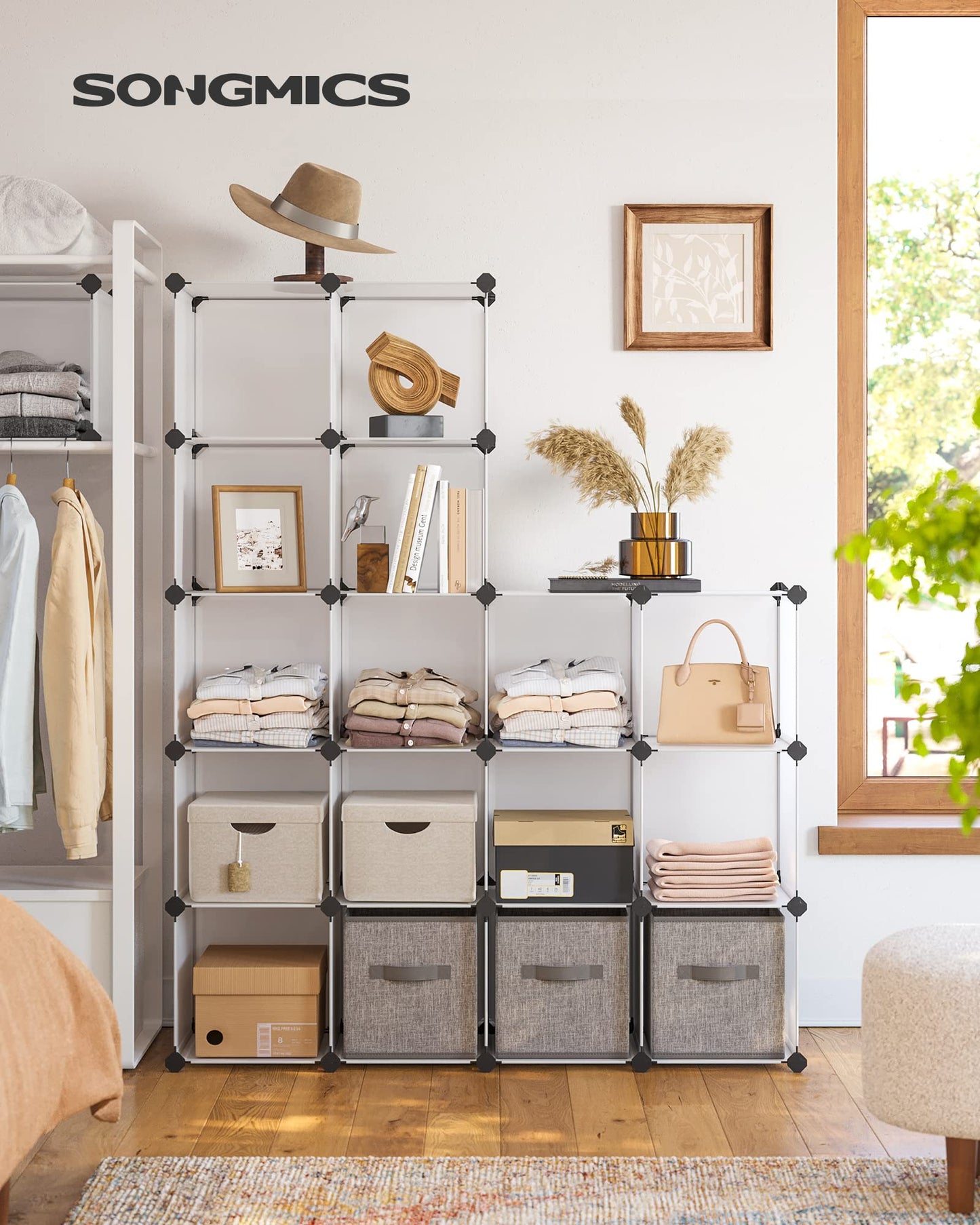 16-Cube Modular Storage Organizer