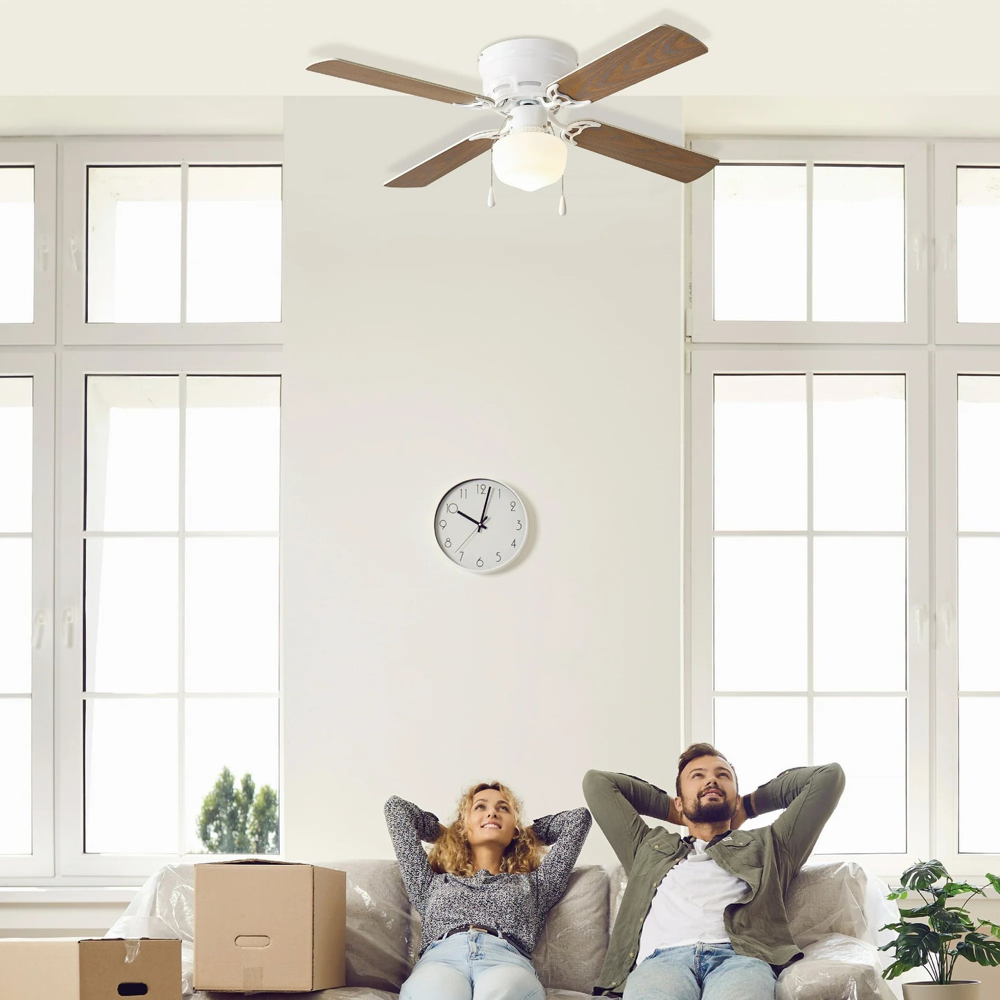 Mainstays 42” Hugger Indoor Ceiling Fan