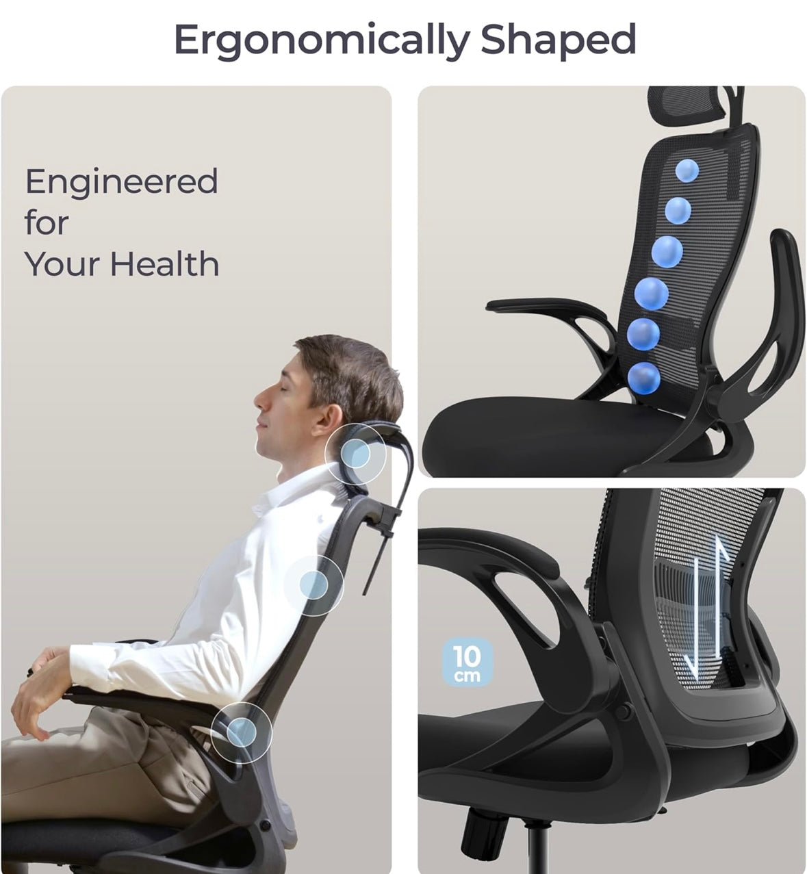 Tervo Model U Ergonomic Office Chair – 40% Off Amazon Price!