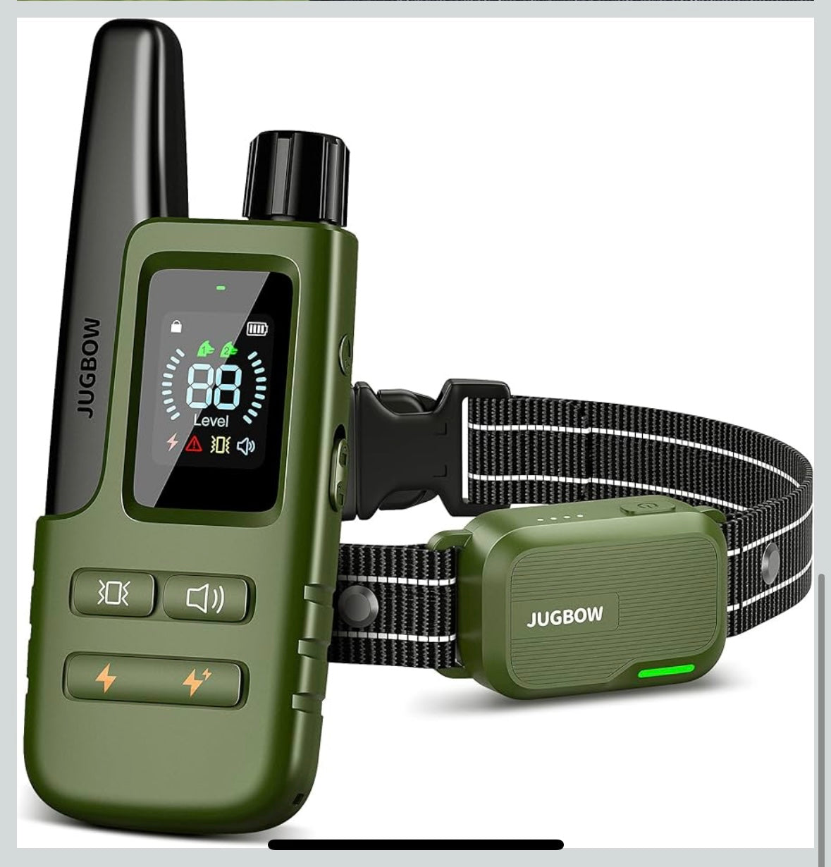 Jugbow Dog Training Collar – 4 Safe Training Modes | 3300 FT Range | Waterproof & Rechargeable
