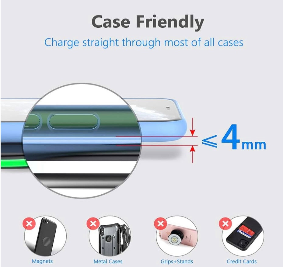 Yootech Wireless Charging Pad – Fast, Safe & Sleep-Friendly (40% Off Amazon Price)