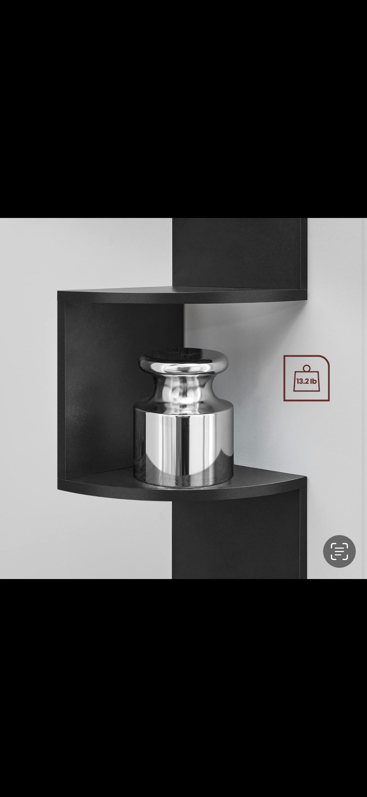 5-Tier Wall-Mounted Corner Shelf