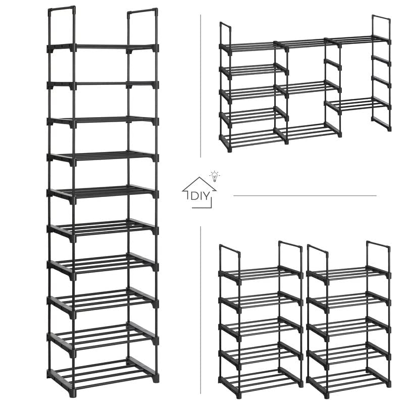 5-Tier Stackable Shoe Rack