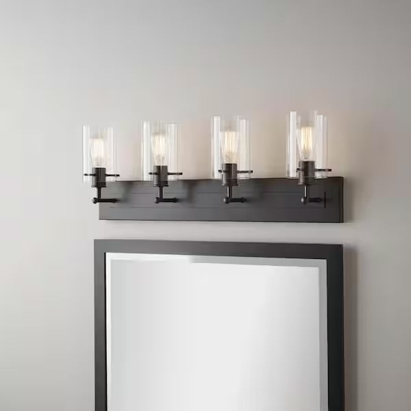 Hampton Bay 4-Light Espresso Bronze Vanity Light