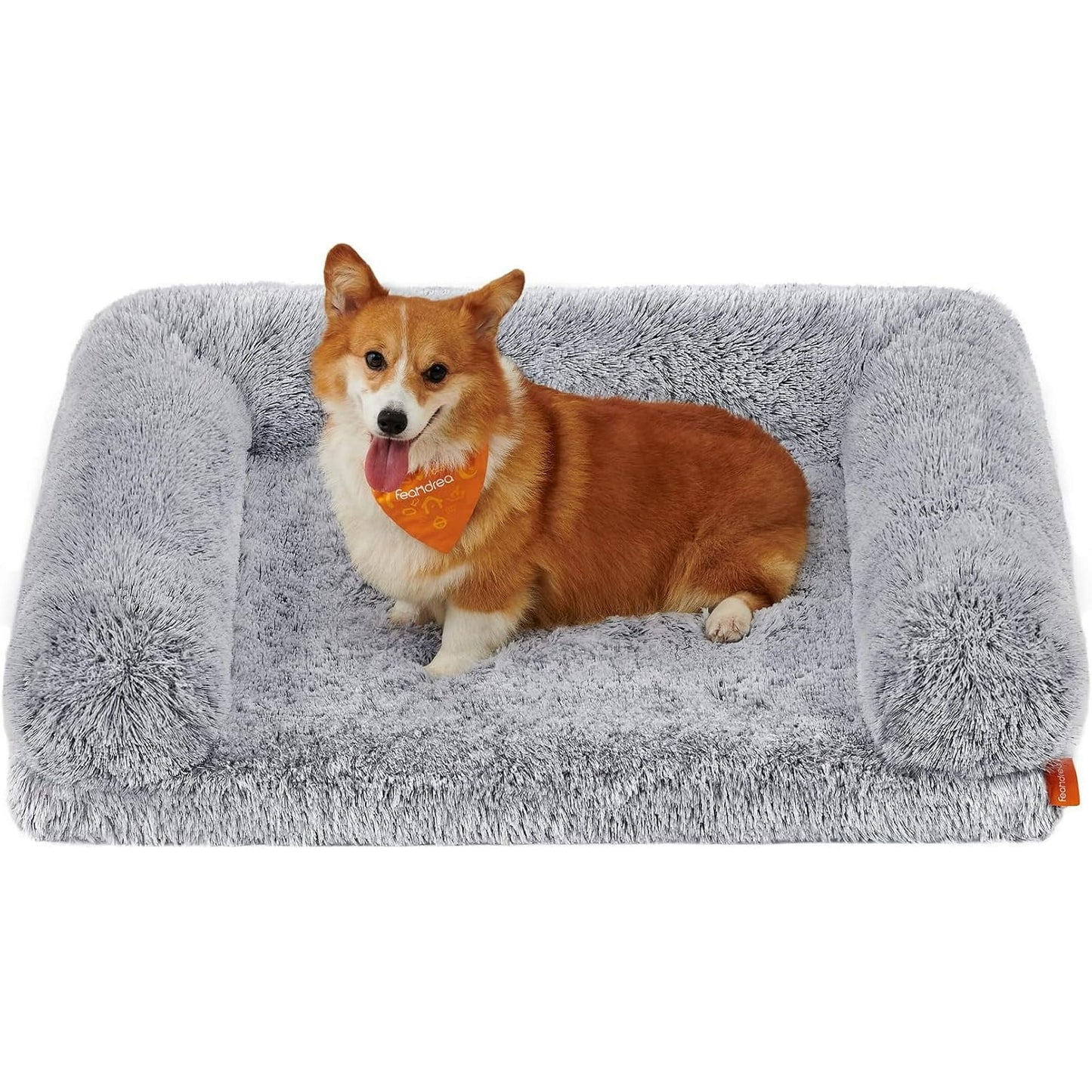 Calming Plush Dog Bed – Small/Medium Dogs