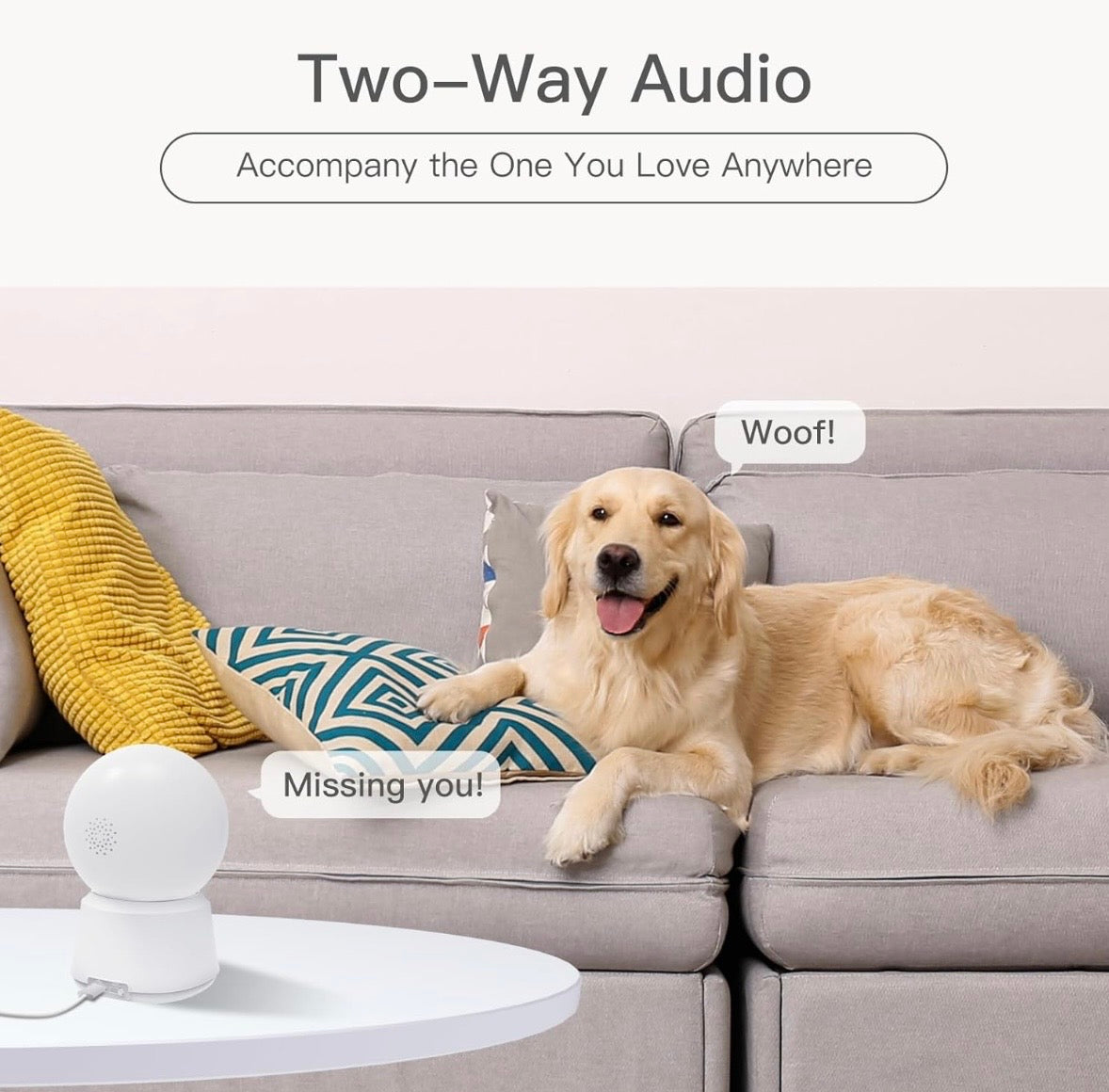 LAXIHUB 360° Smart Pet Camera