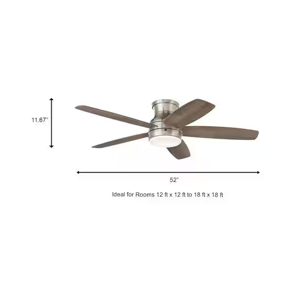 Home Decorators Collection Ashby Park 52” LED Ceiling Fan