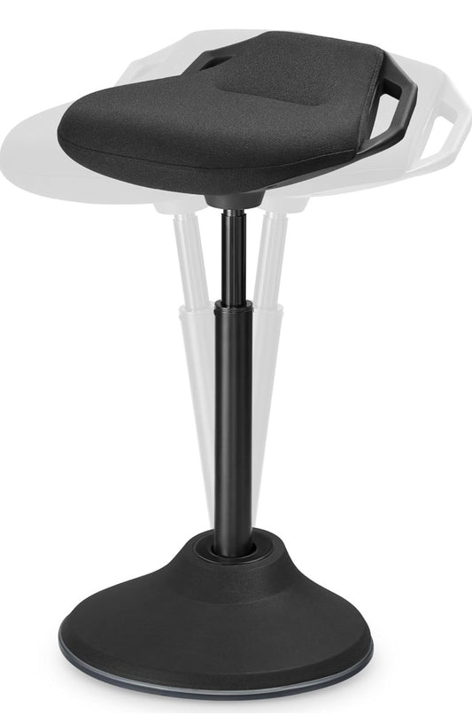 SONGMICS Ergonomic Wobble Stool – Adjustable Active Sitting Chair (Ink Black)