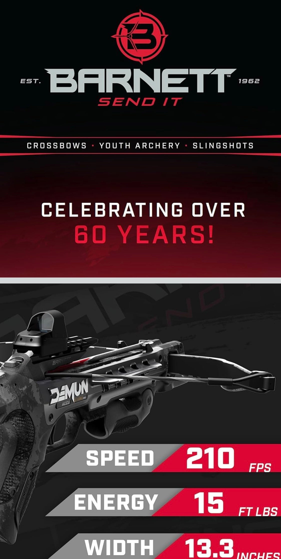 🏹 Barnett Demun Accu Strike Pro Mini Crossbow – Camo