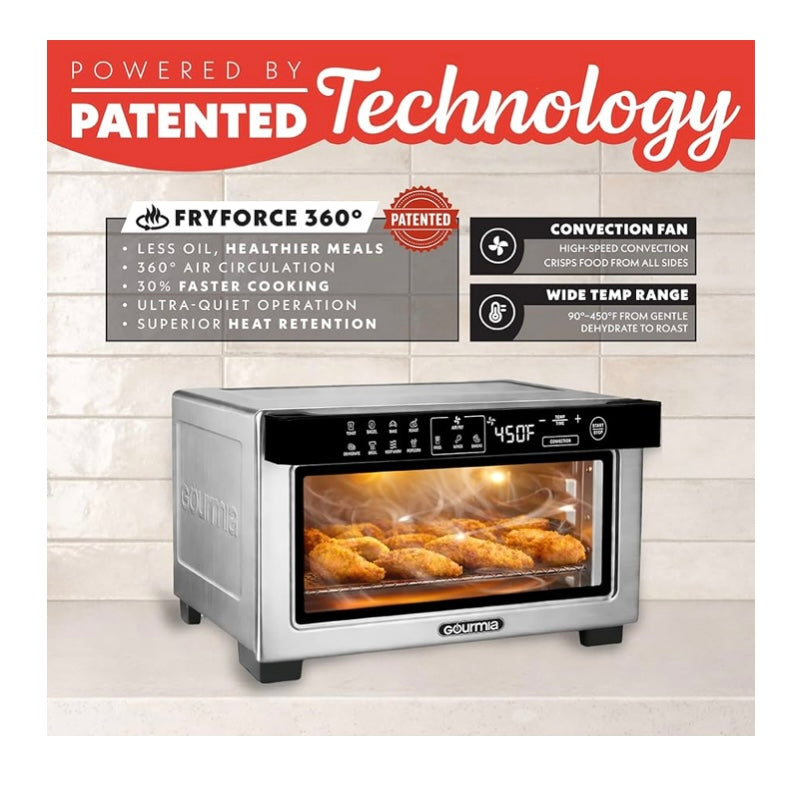 Gourmia 4-Slice Digital Air Fryer Oven