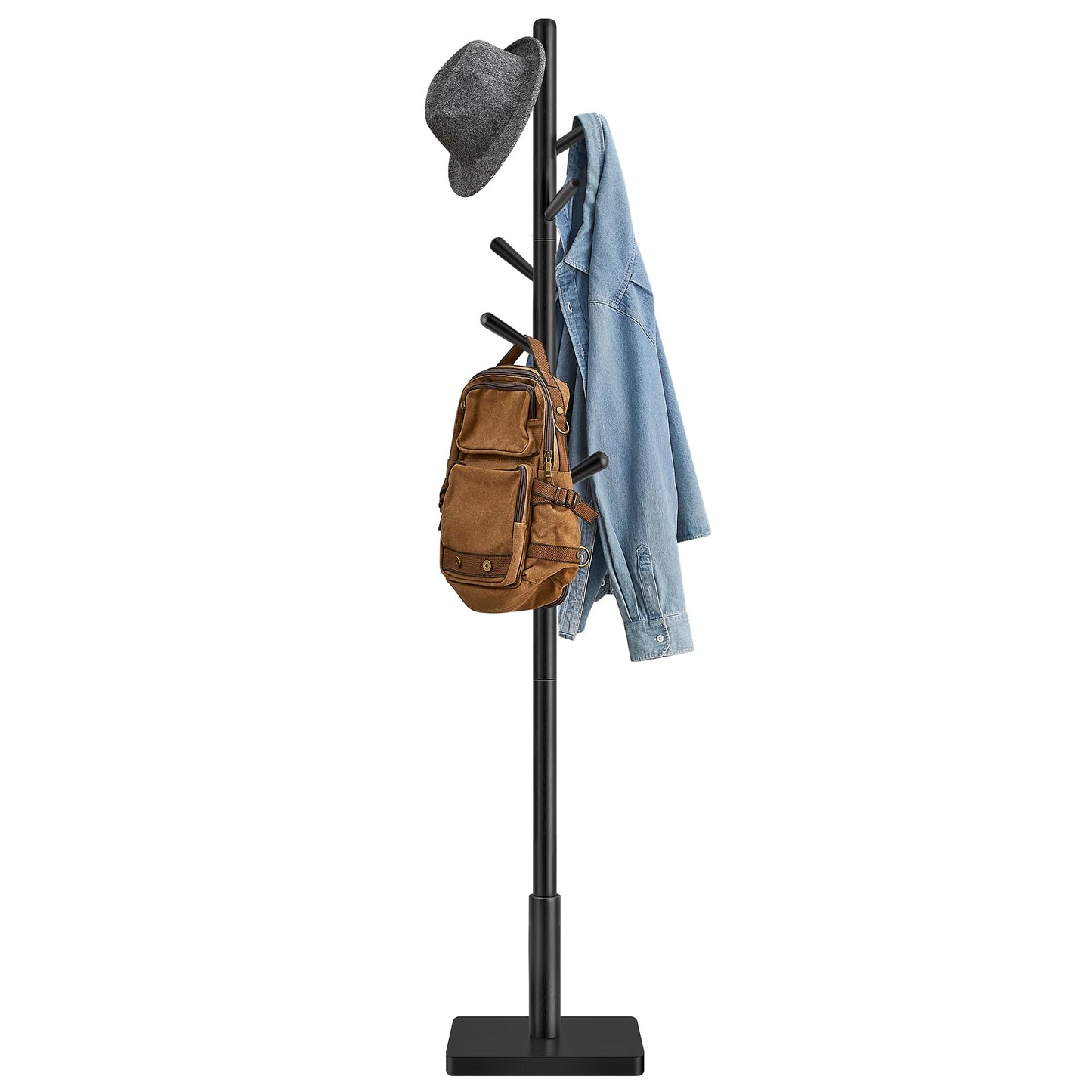 VASAGLE Solid Wood Coat Rack