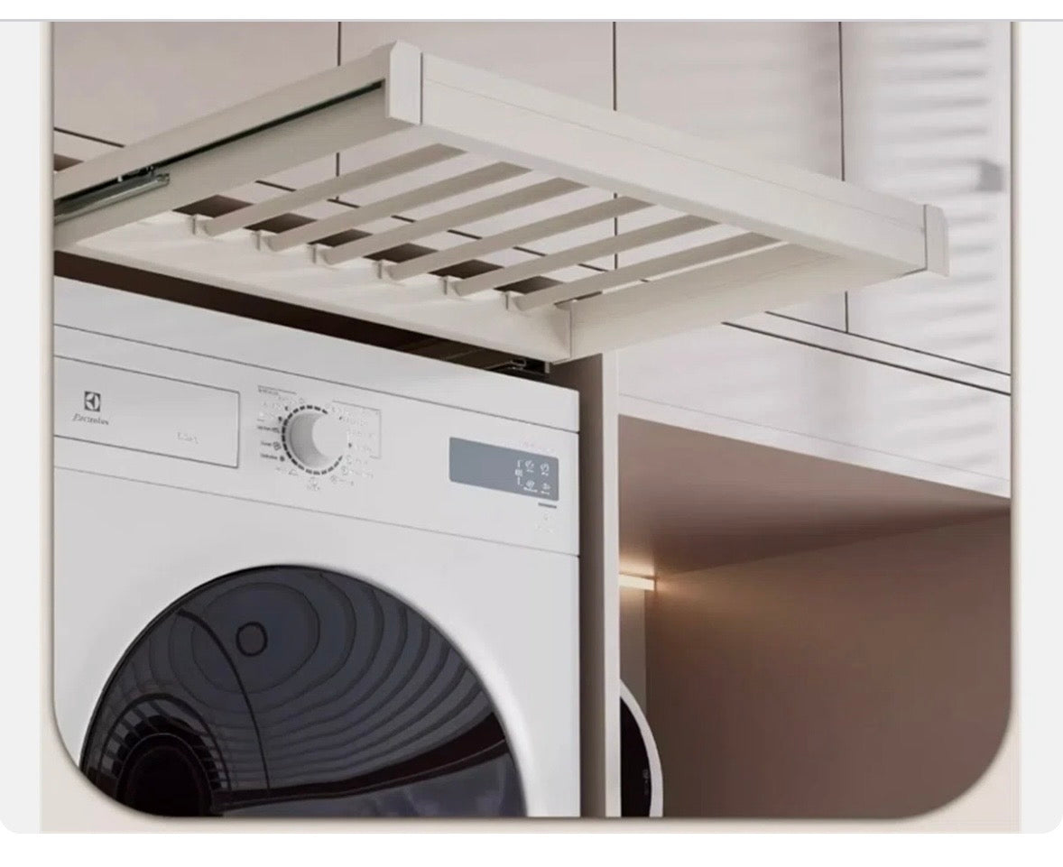 Retractable Aluminum Clothes Drying & Storage Rack