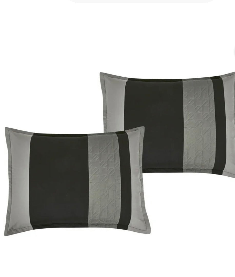 6-Piece Gray Comforter Set
