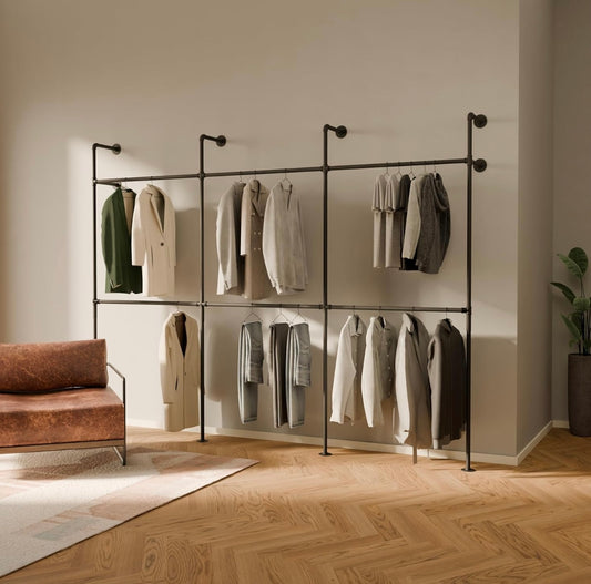 Pamo Industrial Wall-Mounted Clothing Rack – 40% Off Amazon Price!