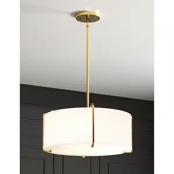 Home Decorators Collection 4-Light Brushed Gold Pendant