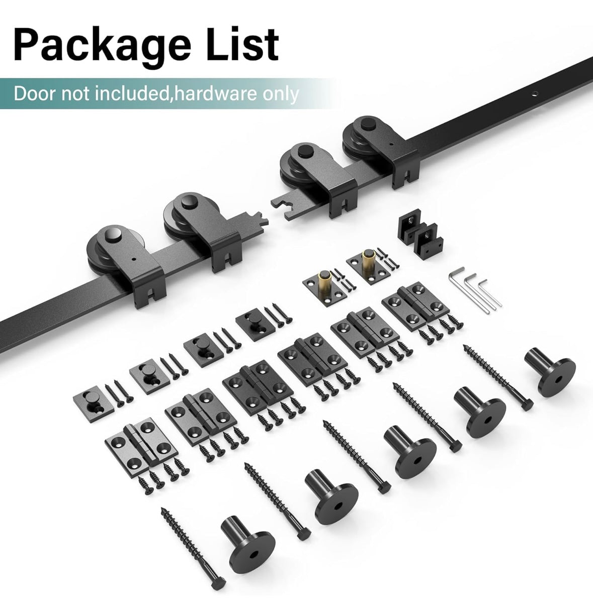 WINSOON Heavy-Duty Bifold Barn Door Hardware Kit – 40% Off Amazon Price