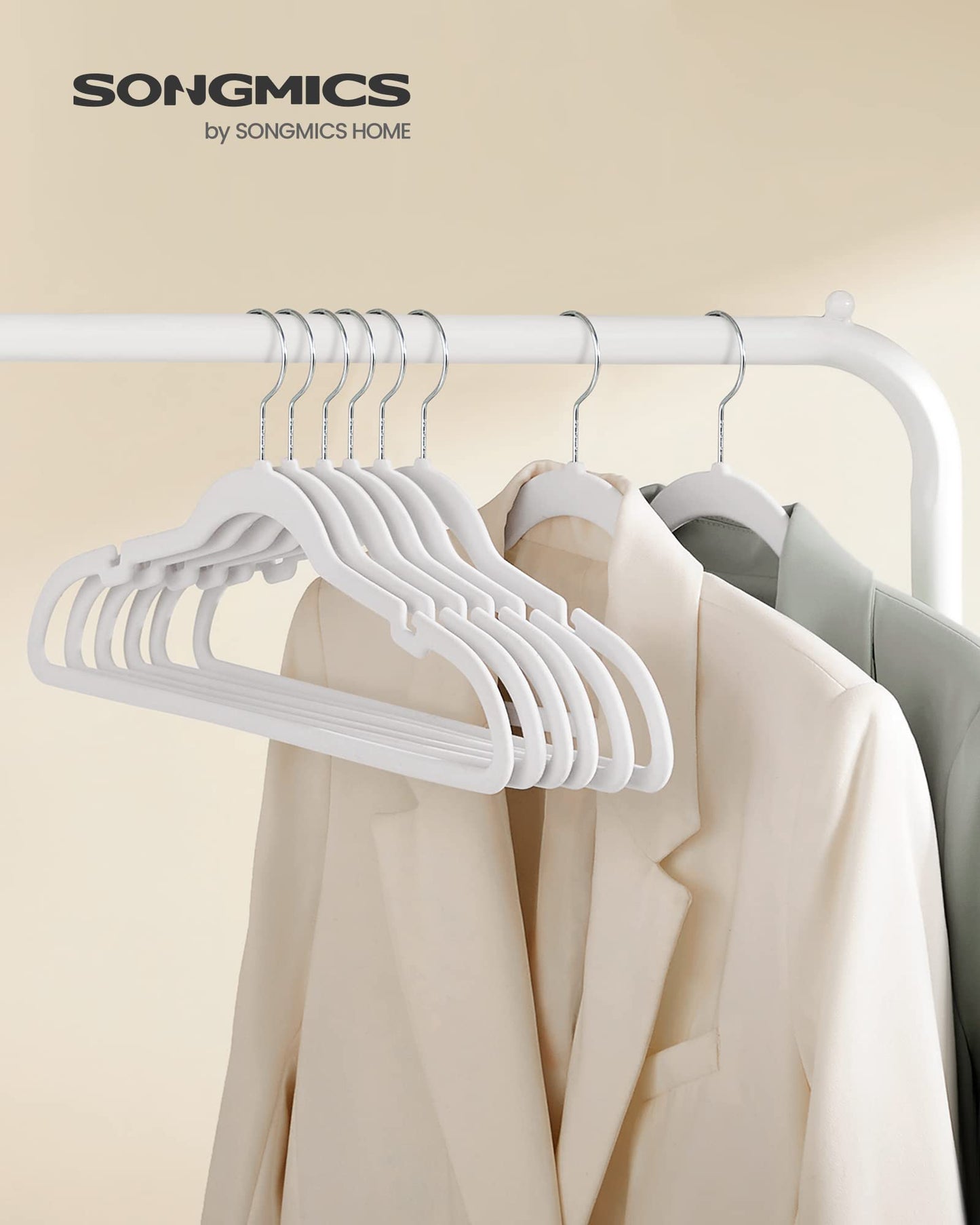 Velvet Non-Slip Clothes Hangers (50-Pack)