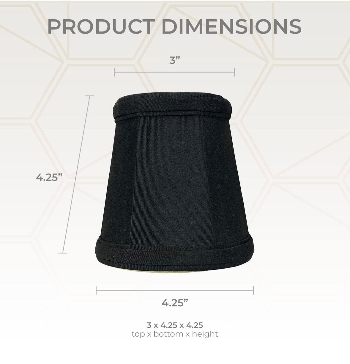 Royal Designs Empire Clip-On Chandelier Lamp Shades