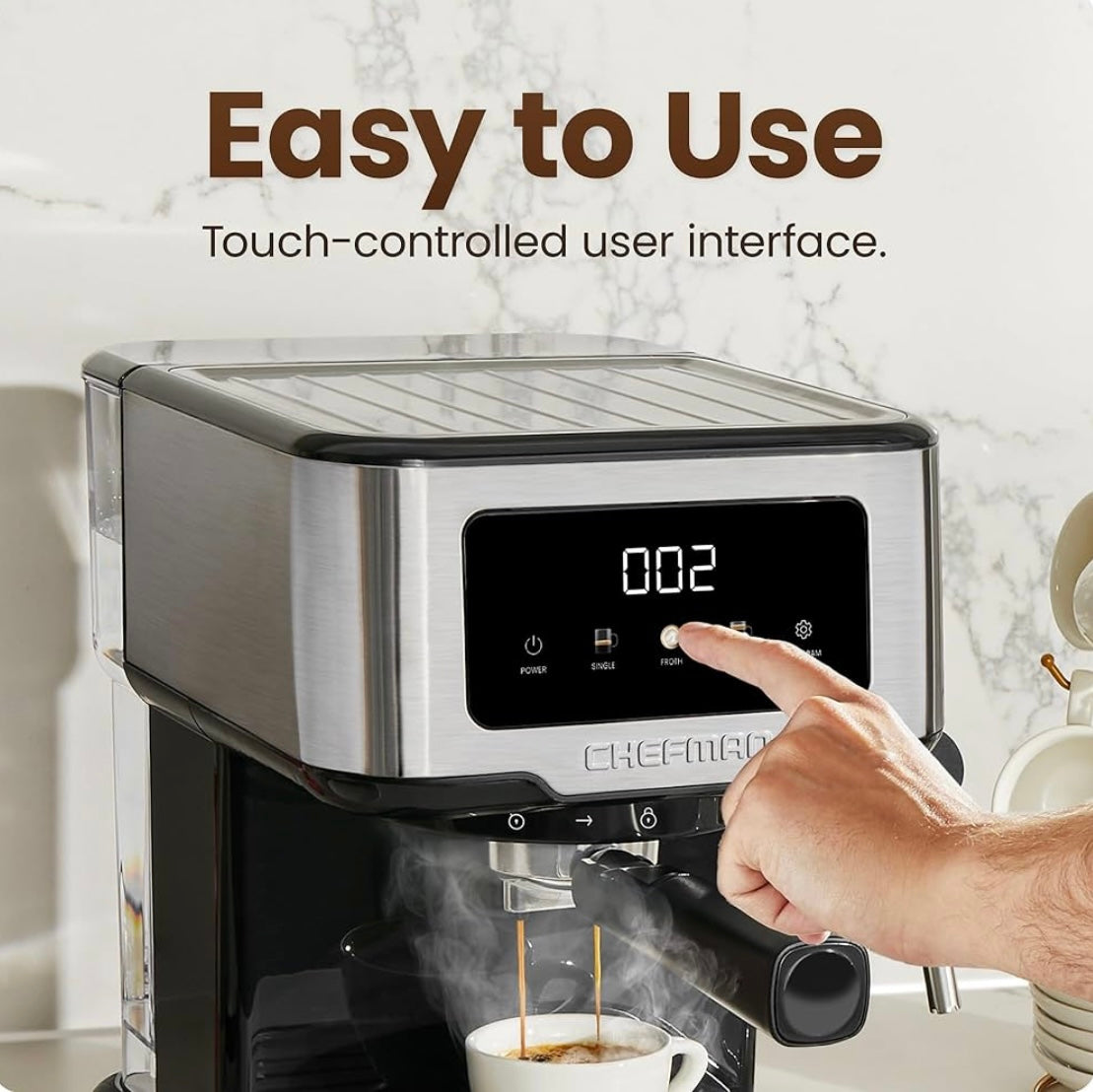 Chefman CraftBrew Digital Espresso Machine