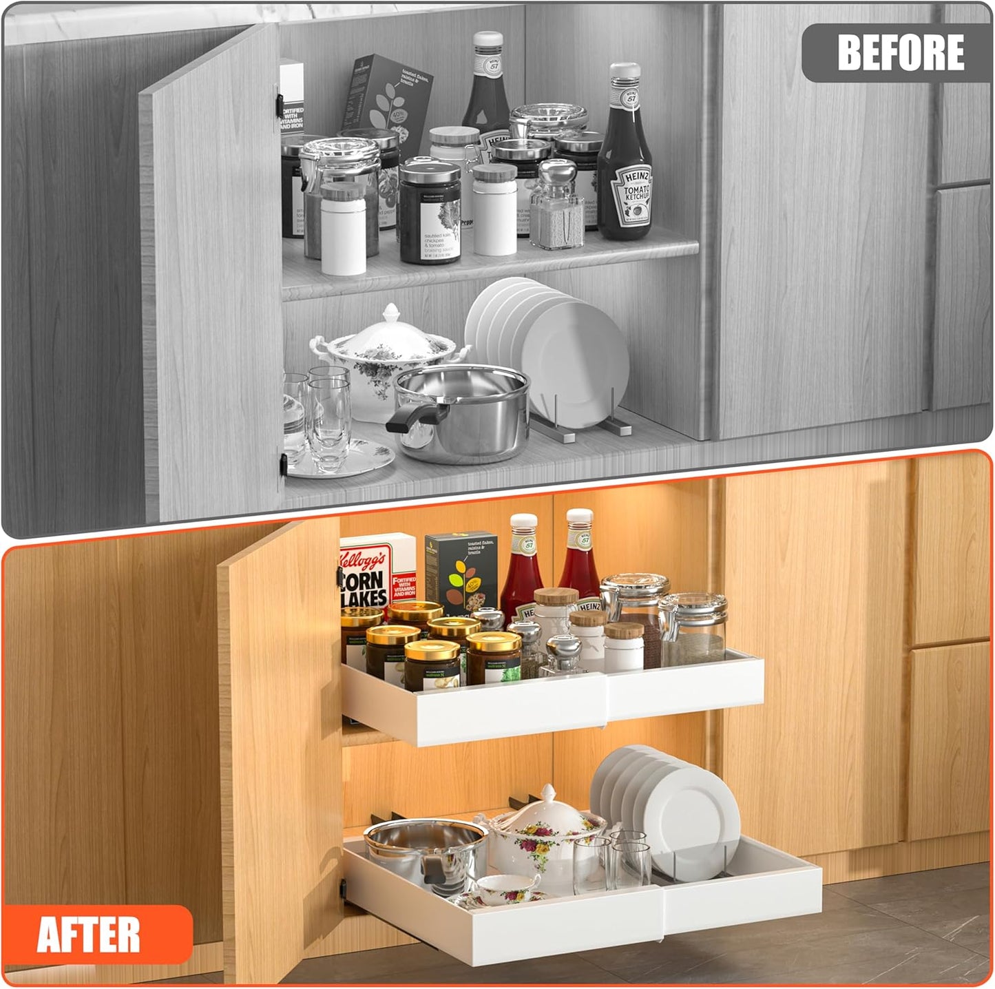 DEKAVA Pull-Out Cabinet Organizer