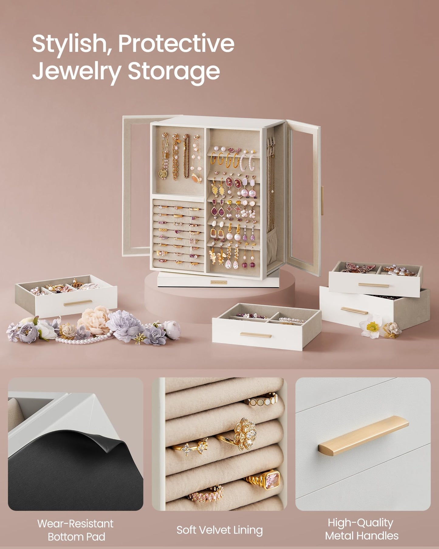 360° Rotating Jewelry Organizer