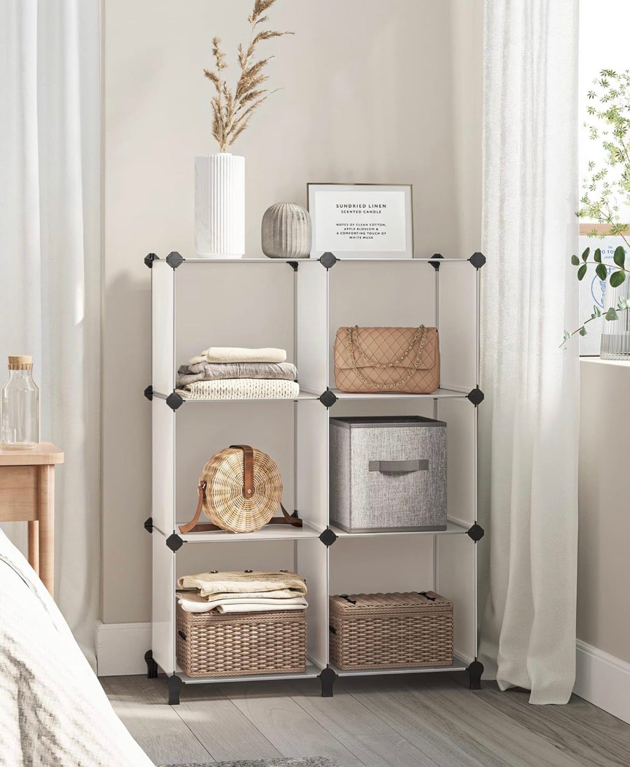 SONGMICS 6-Cube Modular Storage Organizer