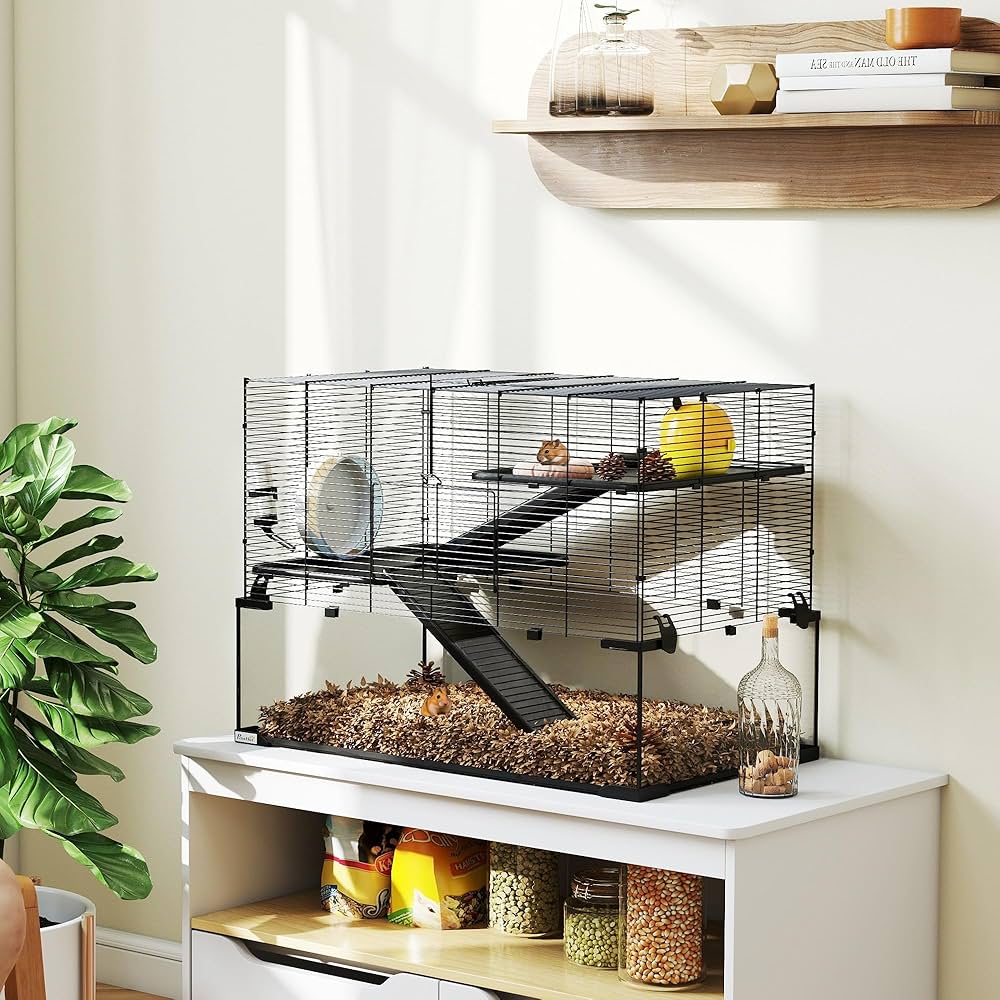 PawHut Multi-Level Hamster Habitat