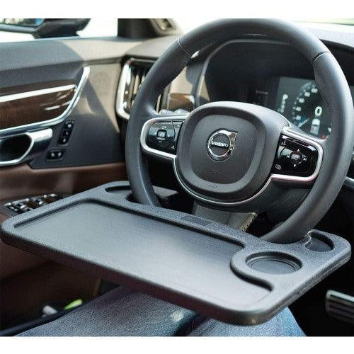 Multi-Purpose Steering Wheel Tray – Car Food Tray & Laptop Desk