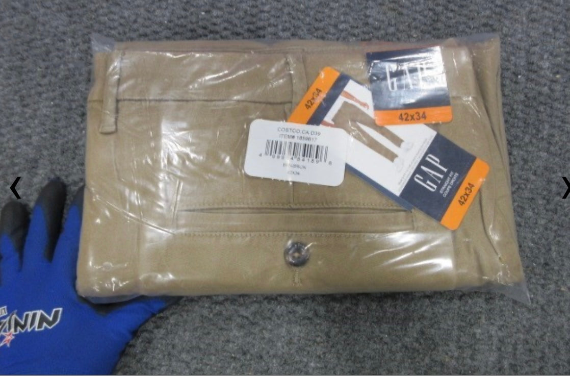 GAP Men’s Straight Fit Khaki Pants – Sizes 42x34, 40x30, 40x34