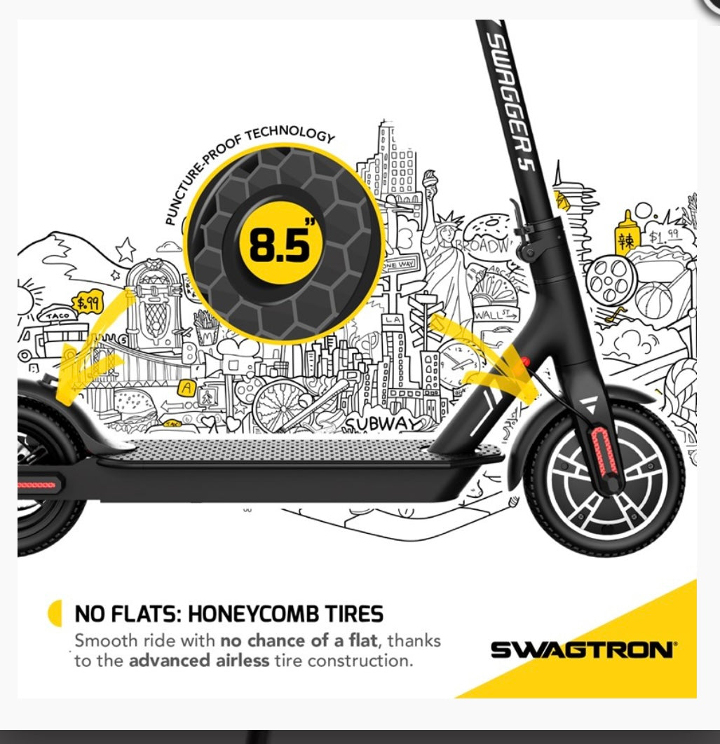 BIG SCOOTER DEAL (50% OFF RETAIL) Award-Winning SWAGGER-5 Boost Electric Commuter Scooter