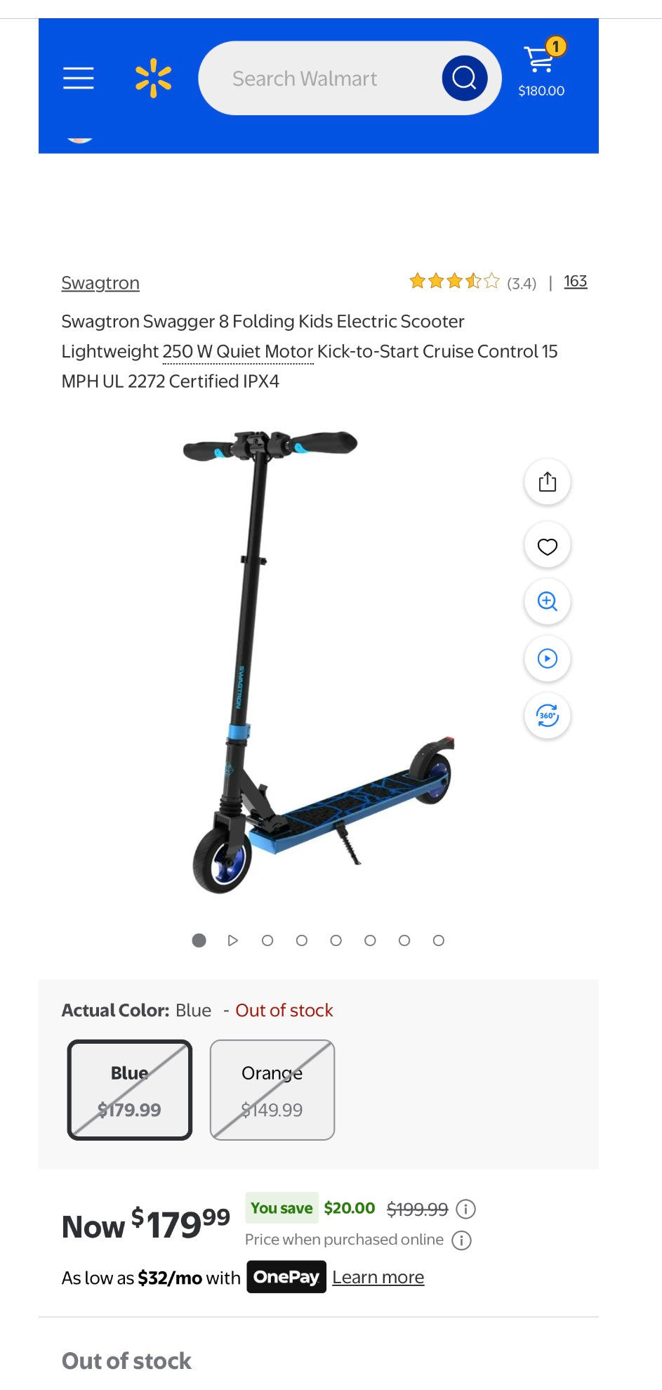 SWAGTRON SWAGGER 8 E-SCOOTER (Kids & Teens)