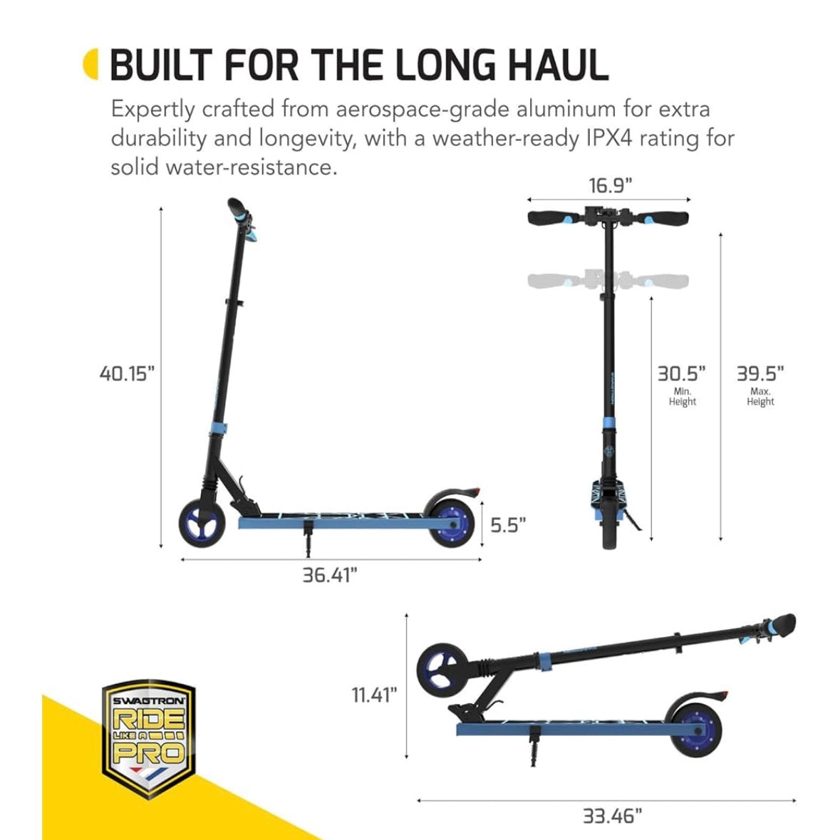 SWAGTRON SWAGGER 8 E-SCOOTER (Kids & Teens)