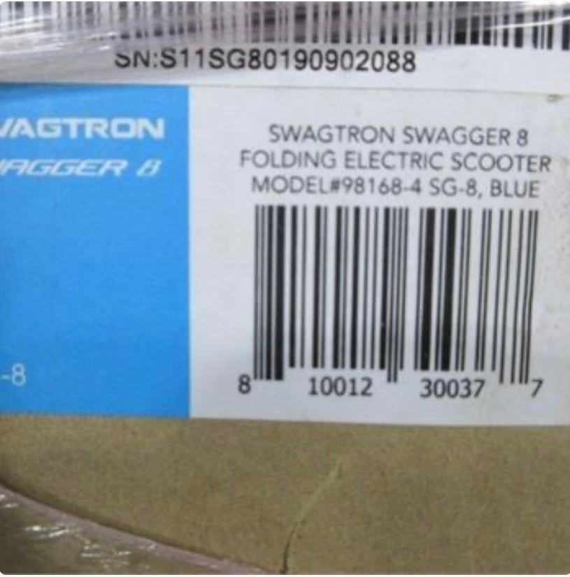SWAGTRON SWAGGER 8 E-SCOOTER (Kids & Teens)