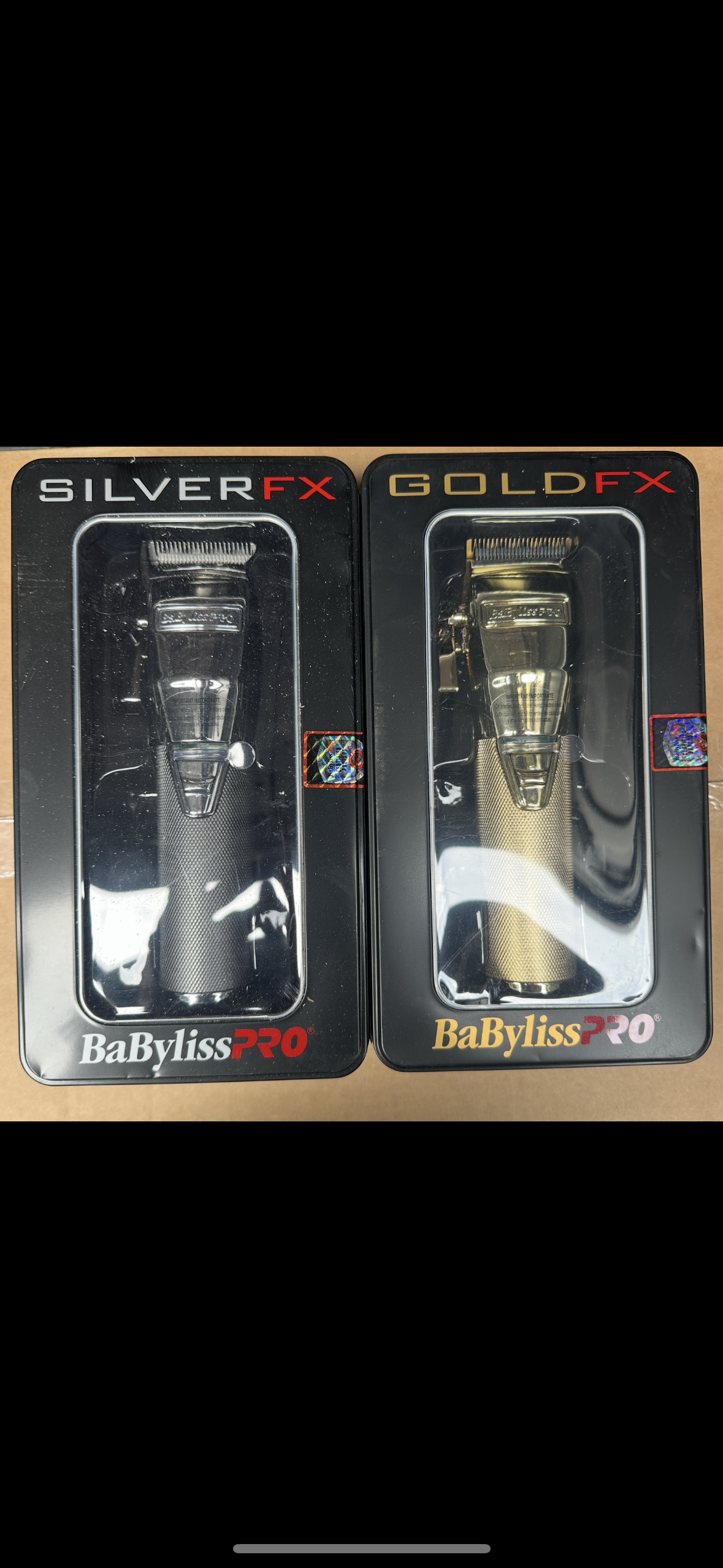 BaBylissPRO GOLD AND SILVER FX Cordless Clipper — Brand New