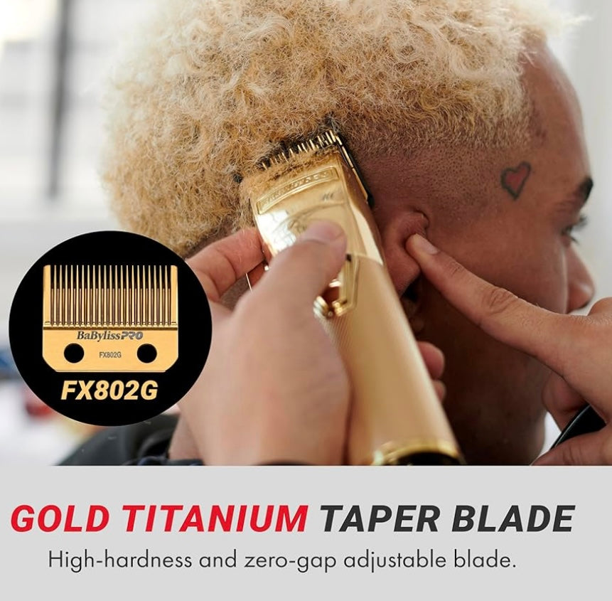 BaBylissPRO GOLD AND SILVER FX Cordless Clipper — Brand New