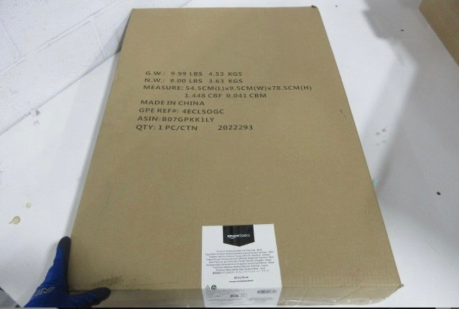 Amazon Basics Premium Folding Portable Soft Pet Dog Crate – 30 Inch (76L x 53W x 53H cm) – Black