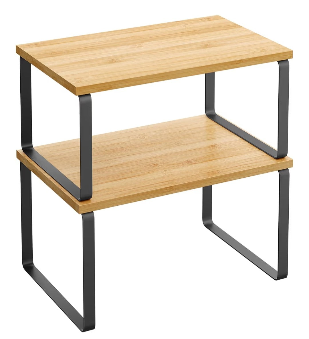 Expandable 2-Tier Kitchen Cabinet Shelf Organizer